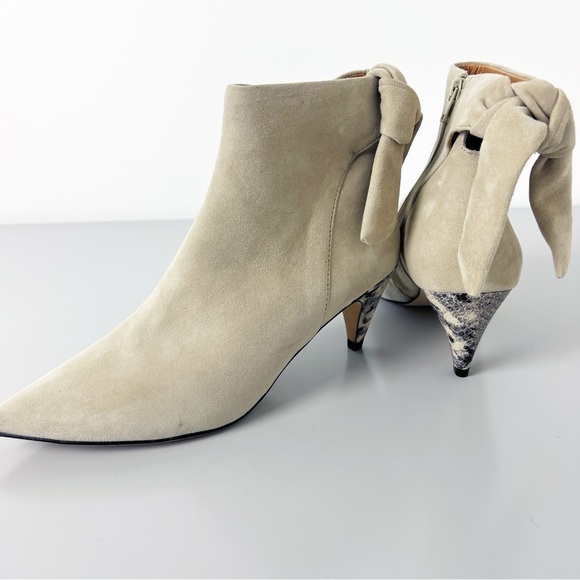 Joie Cloee Tan Suede Ankle Boots size 6 - Picture 1 of 9